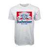 Белая футболка с графическим принтом Budweiser's King Of Beers