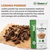 NeutraVed Pure Lodhra Powder - 200 Gram Pack - Ayurvedic Herb for Skincare and Wellness