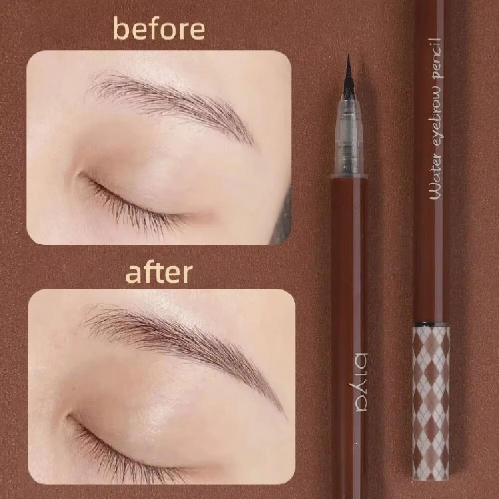 0.01mm Ultra Fine Liquid Eyebrow Pen Waterproof Natural Not Smudge Eyebrow BIYA Makeup Pencil