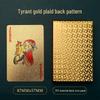 Пластиковые игральные карты Brangdy Golden Grid