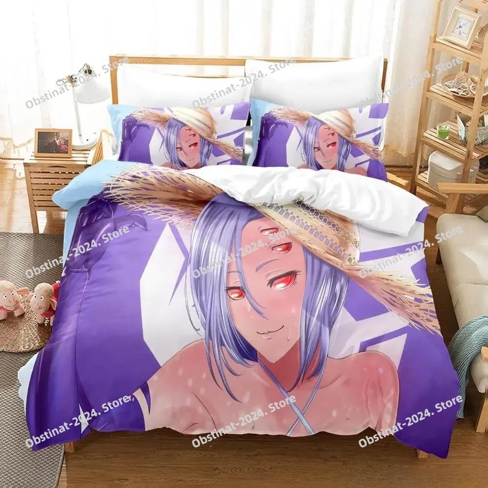 New Monster Musume Everyday Life With Monster Girls Bedding Set Cartoon Anime 3 piece set Adult Kid Bedroom Duvet cover Sets