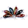 MUQZI Sports Accessory 6Pcs 4.5cm 4g Fishing Artificial Hard Lifelike Lure Wobbler Water Fish Swim Bait
