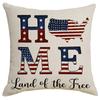 Independence Day Cover Linen Waist Case For Car Bedroom Living Room And Window