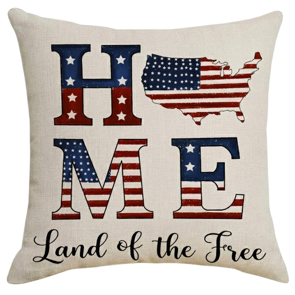 Independence Day Cover Linen Waist Case For Car Bedroom Living Room And Window