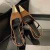Street Style Pointed Toe Women Pumps Fashion Slingbacks Thin High Heels Elegant Stripper Prom Ladies Sandals Shoes