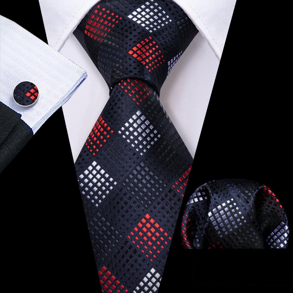 Barry Wang 200 Colours Ties Mens Paisley Striped Geometric Neckties Set Wedding