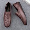 Men's Genuine Leather Shoes Soft Soled Men's Driving Shoes Classic Men's Business Casual Shoes New Style Men's Loafers Light