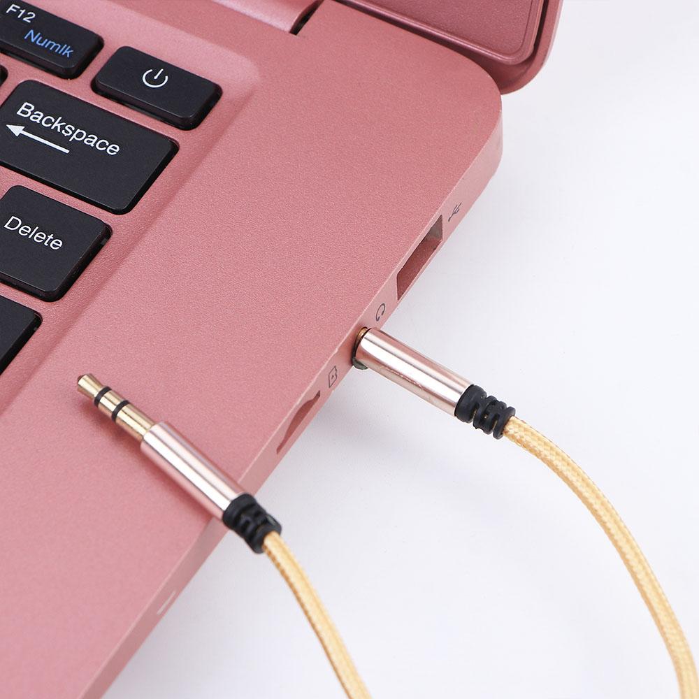 Mic Headphone Cord Gold-plated Plug Volume control Aux Cable Car Aux Cord Audio Wire Audio Cable