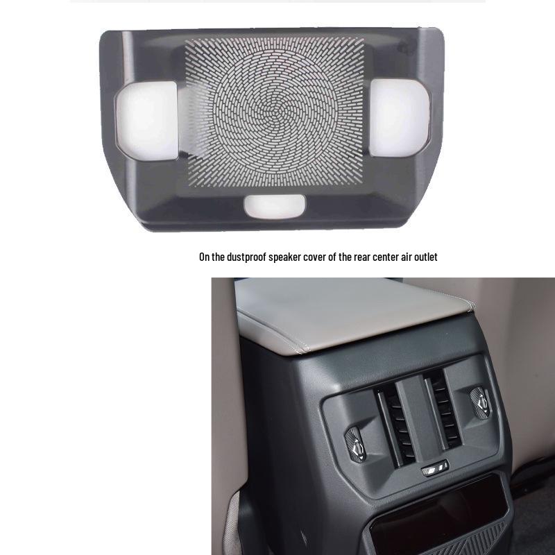 Комплект декоративных элементов интерьера BMW X3: Крыша, Руль, Багажник, Вентиляционное отверстие, Задняя дверь, Блестящие крышки динамиков. Подходит для 25.