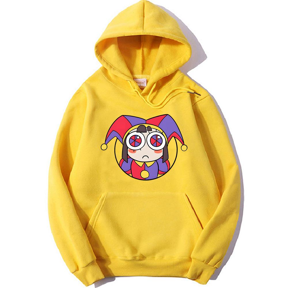 THE AMAZING DIGITAL CIRCUS Pomni Hoodie Streetwear Woman Graphic Sweatshirt Casual Long Sleeve Clothing Winter/Autumn Pullovers