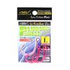 Распродажа ODZ ZH-37 Крючок одинарный с подсветкой, розовый, размер L, 4 шт./упак. (0181)