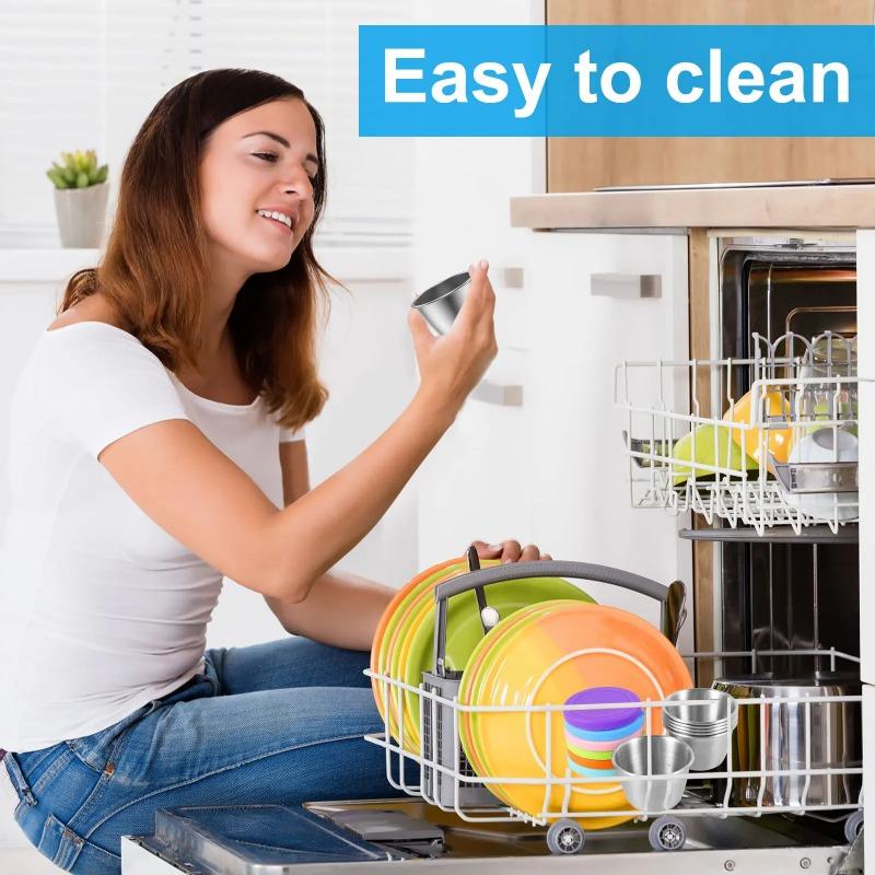 40 мл герметичная силиконовая крышка соусница нержавеющая сталь маленькая приправа миска салат томатный соусница коробка кухонная посуда