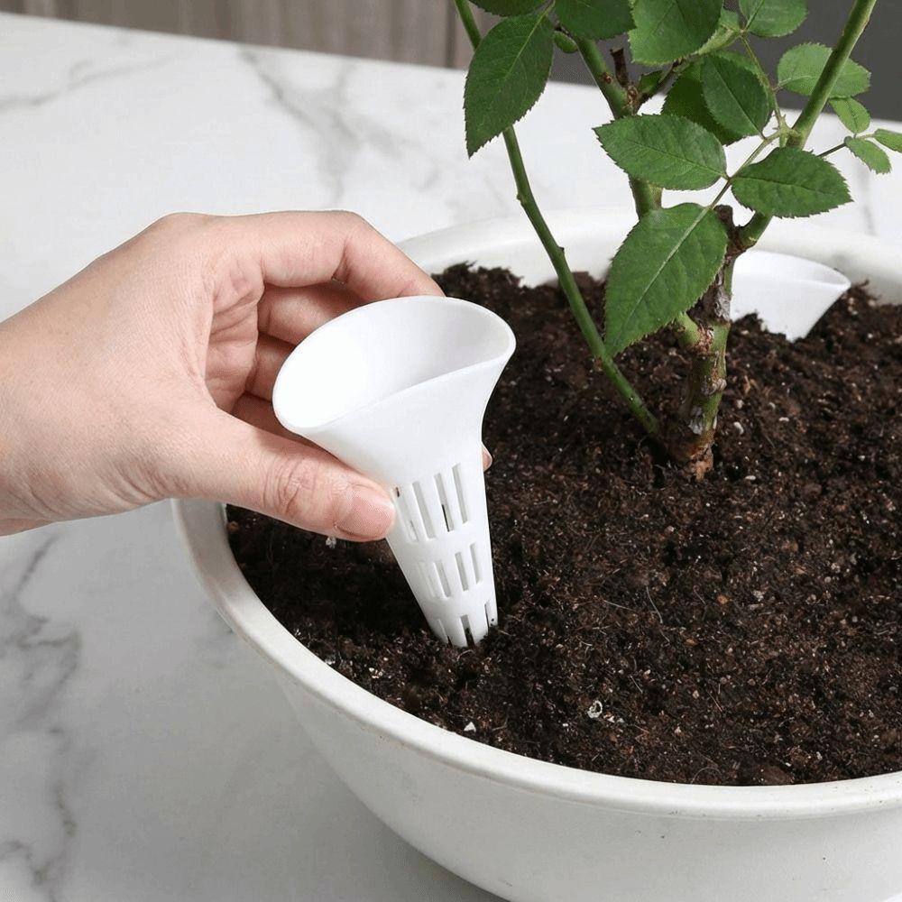 10PCS Breathable Conical Watering Device Prevent Root Rot Prevent Soil Loss Soil Aeration Device Root Aeration Plastic