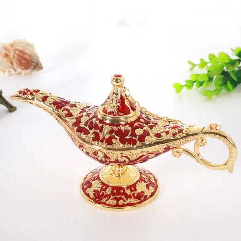 Aladdin Lamp Decorative Ornament Large European Retro Home Decoration Metal Decoration Crafts Holiday Gift