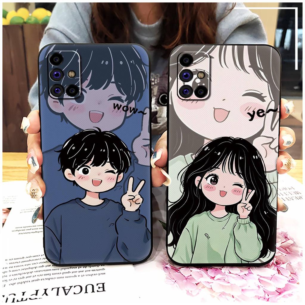 Прочный чехол-накладка на заднюю панель для Samsung Galaxy M31S/SM-M317F/M315F. Милый защитный модный дизайн. Противоударный. Полная защита.