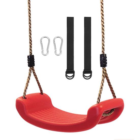 Детское сиденье-качели с регулируемой веревкой, аксессуары, сверхпрочное, нескользящее, для детей, для помещений и улицы, для игровой площадки, сада, двора, патио, подвесной набор качелей