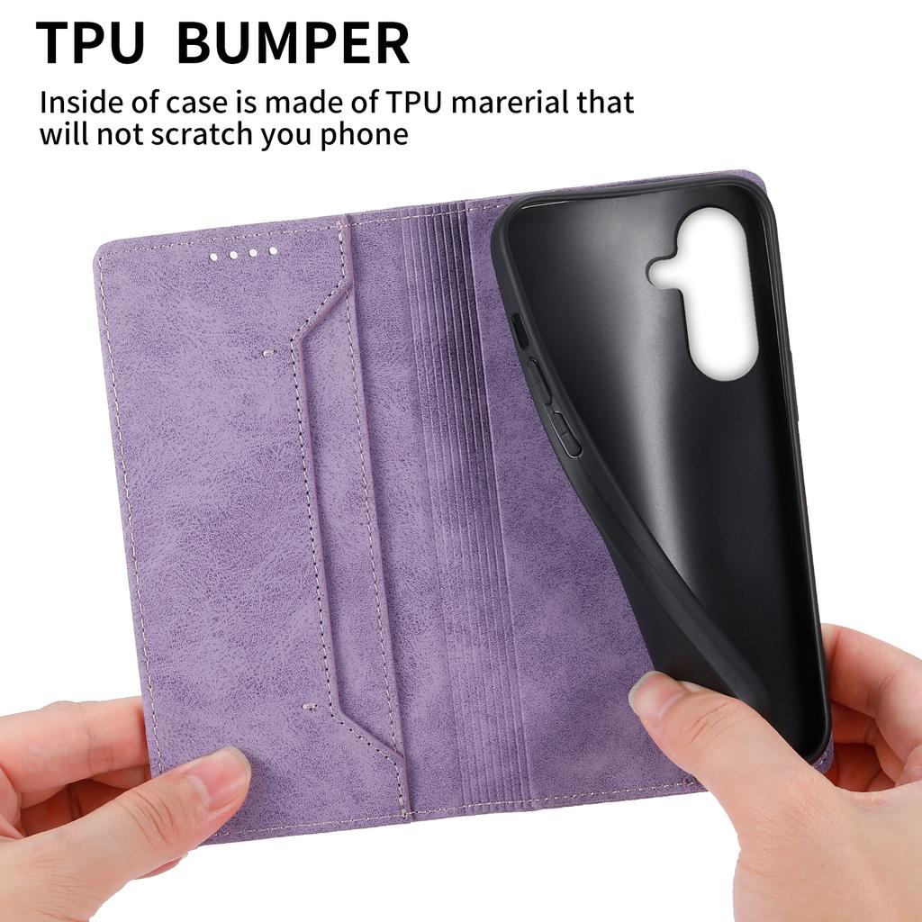 For Samsung Galaxy A17 5G Wallet Case RFID Blocking PU Leather Phone Cover