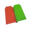 1 Set 12 Colors Budget Envelope Binder, Cash Organizer Envelopes for Budgeting, A6 6-Ring Money Planner Envelope Binder for Cash Saving