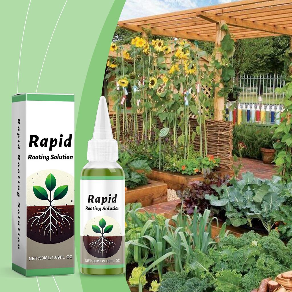 Эффективное решение для стимуляции роста корней растений, подходящее для домашнего садоводства, сельскохозяйственных посадок, гидропоники и обработки почвы, 50 мл