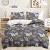 Трехпредметный 3D пододеяльник с растительными листьями, простой ветер, комплект постельного белья