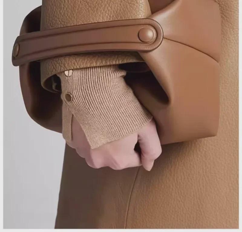 Мини женская сумка для ланча из натуральной кожи - высококачественная маленькая квадратная подарочная сумка