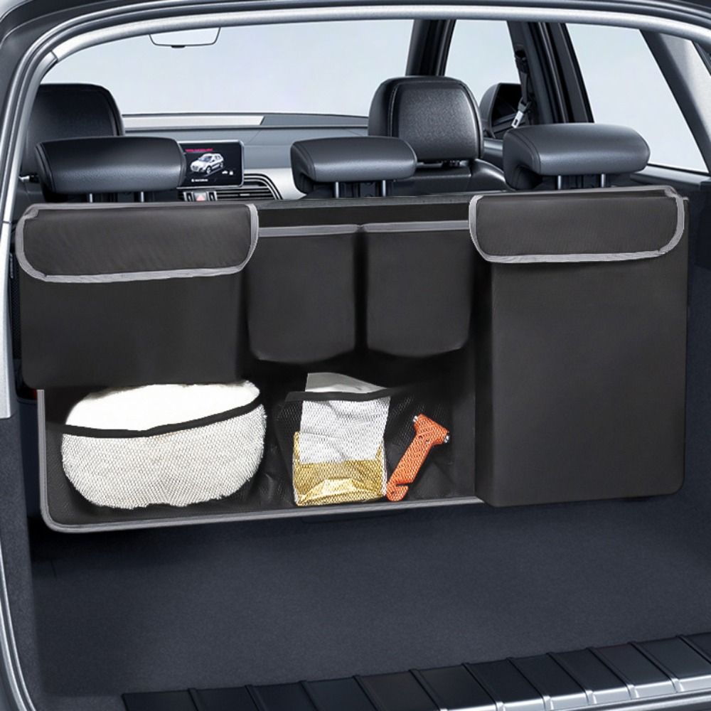 Multiple Pockets Backseat Hanging Organizer High Capacity Car Backseat Storage Bag Automobile