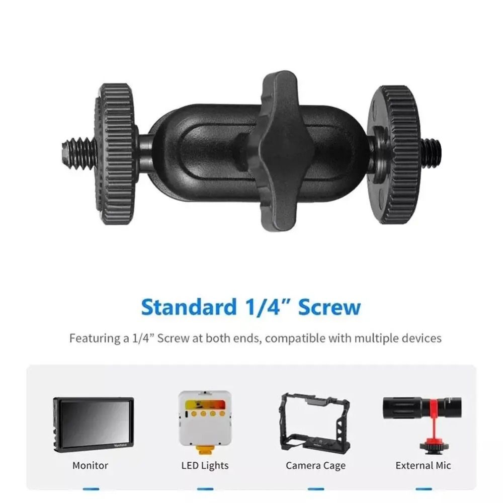 Adjustable Camera Extend Mount 360° Rotation Tripod Phone Holder for Gopro Camera Accessories