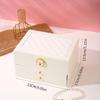 Large Capacity Retro PU Leather Multi-Layer Jewelry Storage Box with Drawers for Rings, Necklaces, Earrings, and Studs