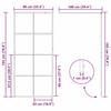 Walk in Shower Screen Black 90 x 195 cm Tempered Glass