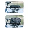 Foldable bicycle rack bag with seat function 5l - black
