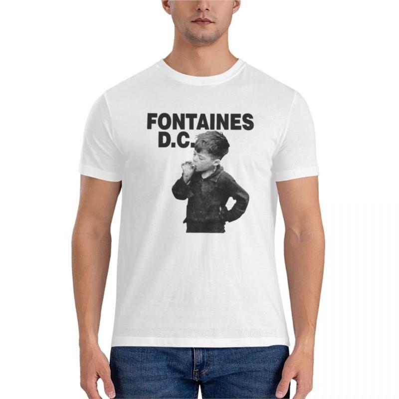 men cotton tshirt Fontaines D.C. Essential T-Shirt mens t shirts new edition t shirt summer clothes man black t-shirt