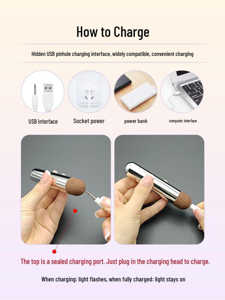 Enhanced Shock-Absorbing Multi-Color Vibrating Massager for Dorms