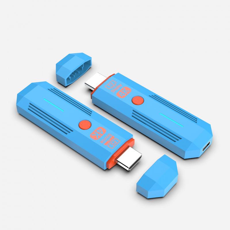 Беспроводной передатчик и приемник 4K HDMI, портативный удлинитель 50 м