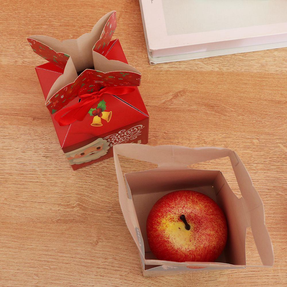 Shape Party Decoration Gift Bag Paper Boxes Cookie Package Xmas Gift Boxes Christmas Candy Bags