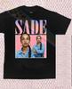 SADE ADU Мерч Тур Ограниченный T-shirt Черный Мужской Все Размеры Y499 Унисекс T-shirt