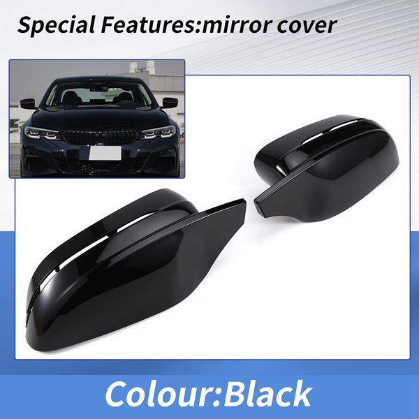 Rearview Mirror Covers for Left-Hand Drive BMW 3, 5, 7, 8 Series G20 G21 G28 320d 330e (1 Pair)
