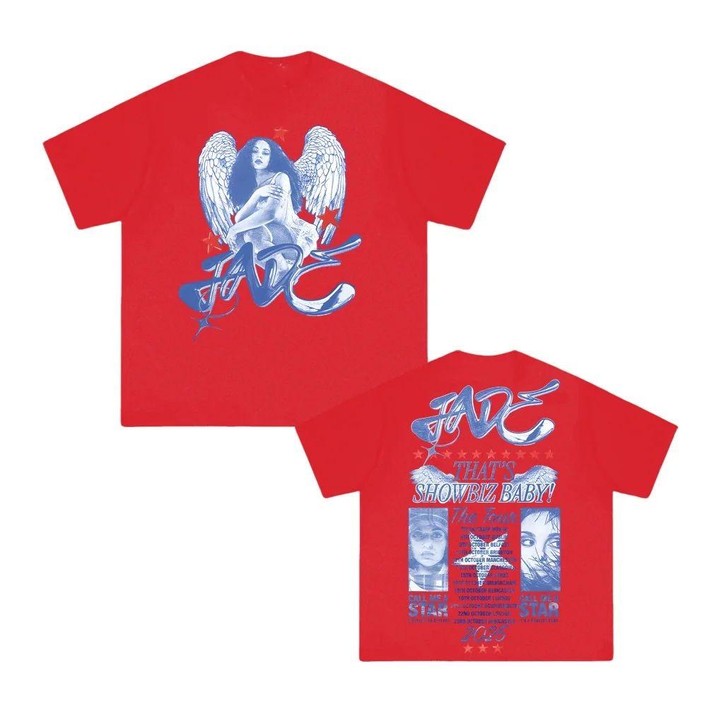 Y2K Hip Pop T-Shirt THAT'S SHOWBIZ BABY! THE TOUR DATEBACK TEE High Quality Graphic Tshirt Unisex Print Cotton Tops