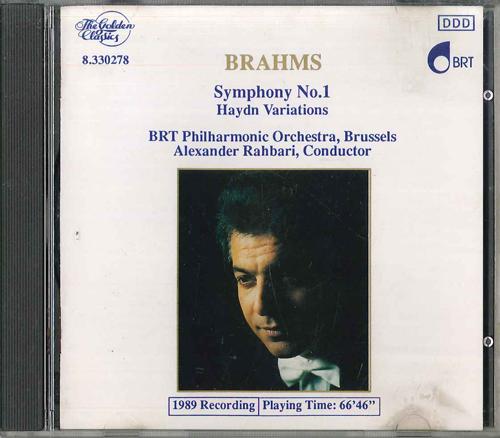 CD HAYDN VARIATIONS - Brahms  Symphony No.1 8330278 GOLDEN CLASSICS Non Japan Classical Used
