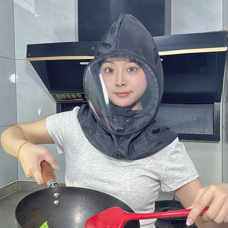 Женская кухонная шапка, колпак для готовки, защита лица от брызг масла, многоразовый защитный головной убор, маска от кулинарных брызг и пыли, для пчеловода