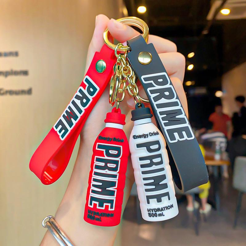 Очаровательные пары Милый брелок для бутылки напитка Prime Силиконовый шарм для сумки Подарок