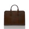 Business Bag B4 Size PC Storage Genuine Leather Made In Japan Briefcase Hand Dyed Antique Leather Light Brown Men's "Bart" No.70146