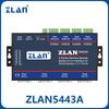 Промышленный 4-портовый Modbus-шлюз ZLAN RS232/485/422 на Ethernet