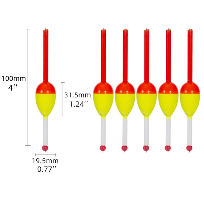 Fishing  Floats Eye-catching Thickened Vertical Buoys Oval Float For Sea Fishing