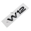 V6T V8T W12 V10 Logo Car Trunk Emblem Badge Sticker ABS Car Refurbishment Decoration Black Knight Style Modification Suitable
