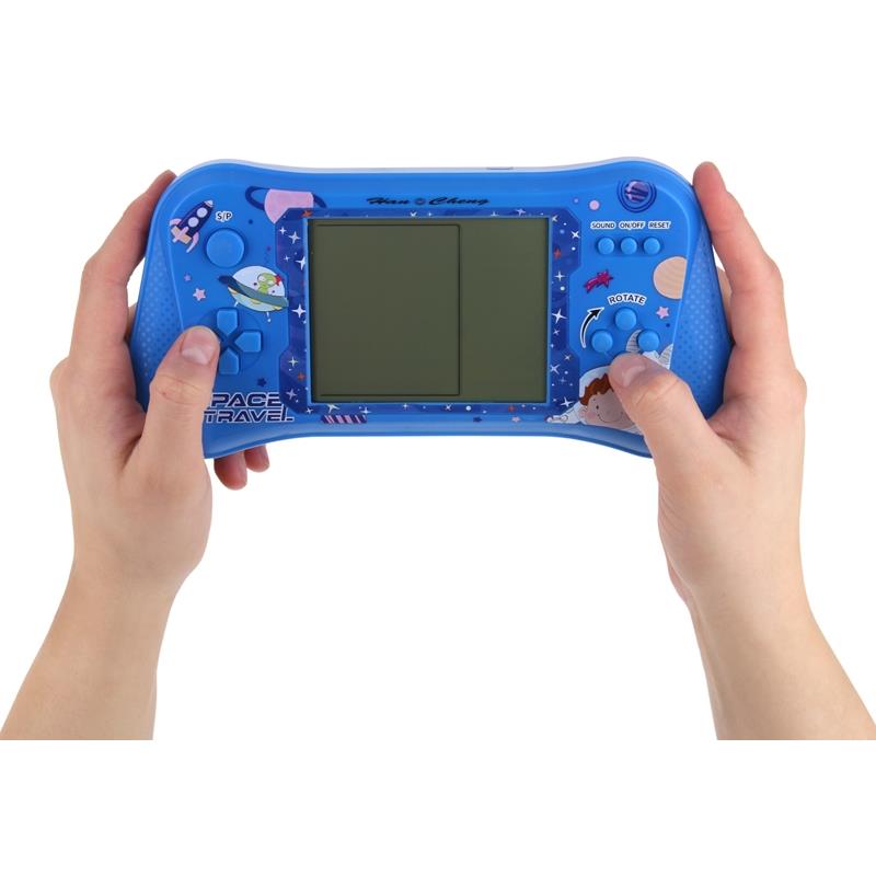 Tetris Electronic Game Portable Travel Console for Children Blue