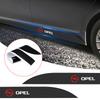 2Pcs Carbon Car Door Side Skirt Sill Stripe Sticker Anti-scratch Refit Sticker For Astra J Insignia Astra G Corsa Zafira B Mokka Vivaro Meriva