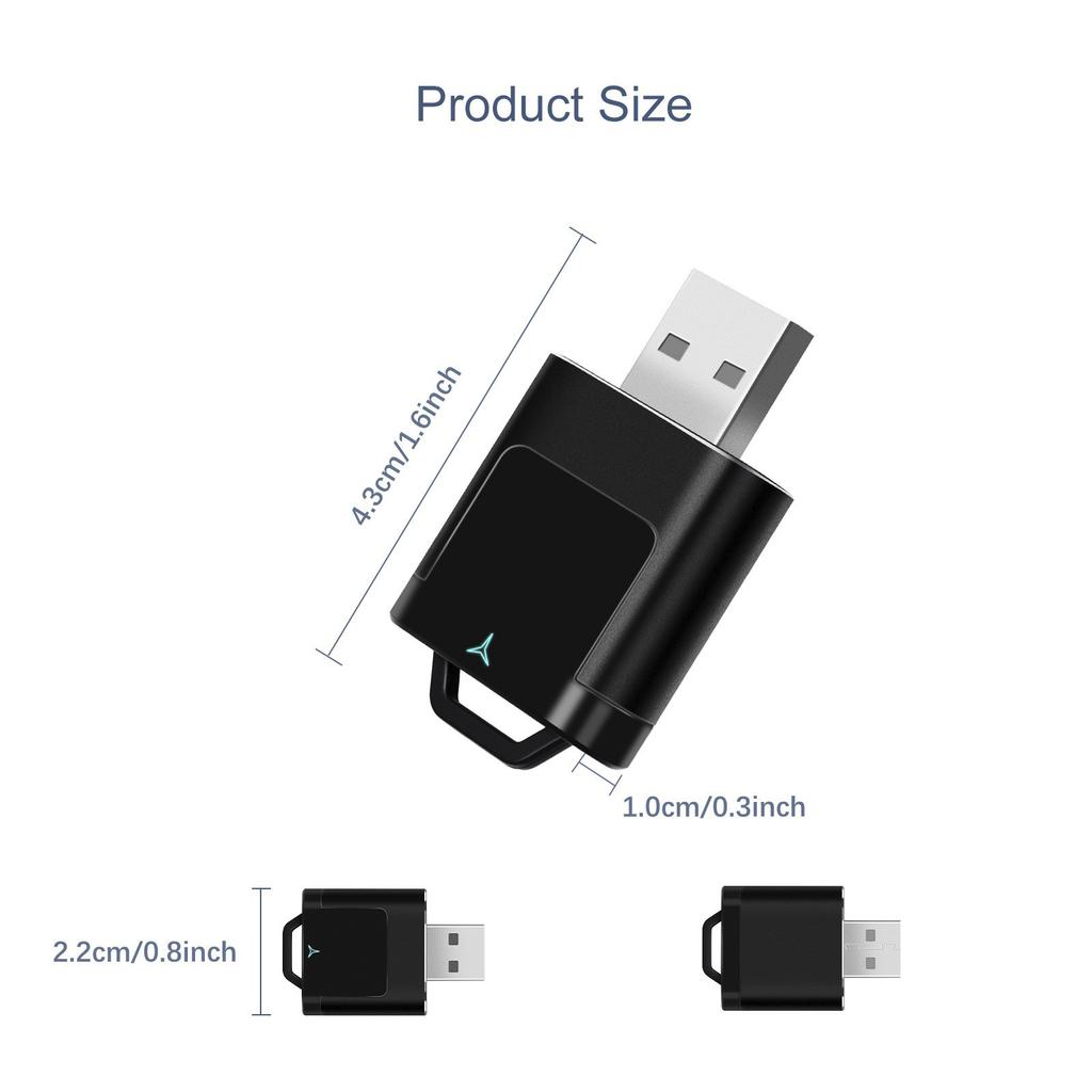 2 in 1 Wireless Apple Carplay Android Auto Adapter USB Car Dongle Connect Box