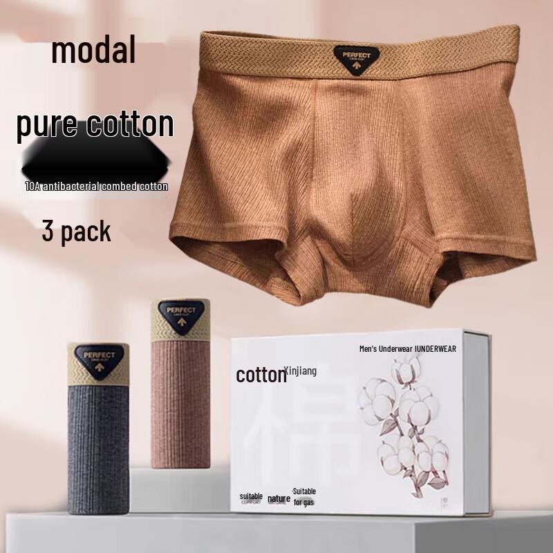 Premium Modal Men's Antibacterial Boxer Briefs