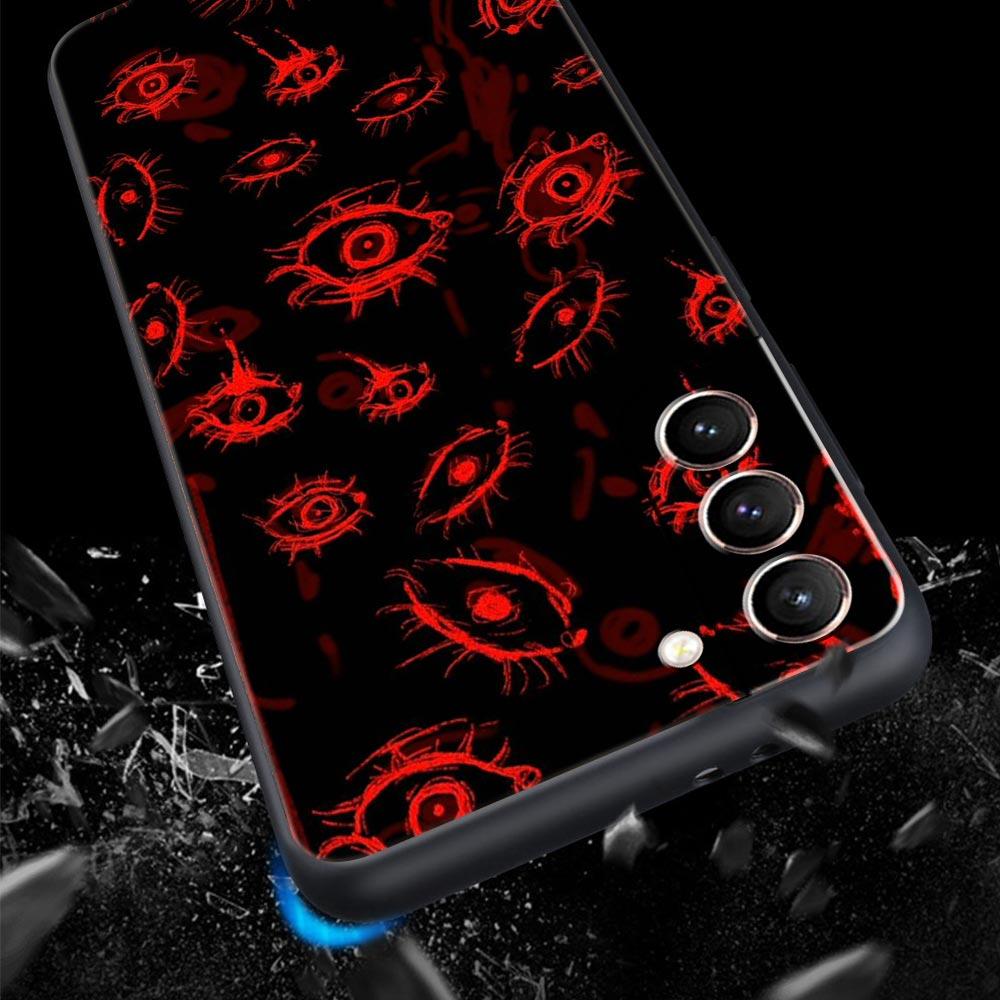 Чехол для телефона для Samsung Galaxy S26 S25 S24 S23 S22 S20 S21 FE Ultra Plus S25 Edge Мягкий ТПУ Чехлы Модный Крутой Глаза Креативный