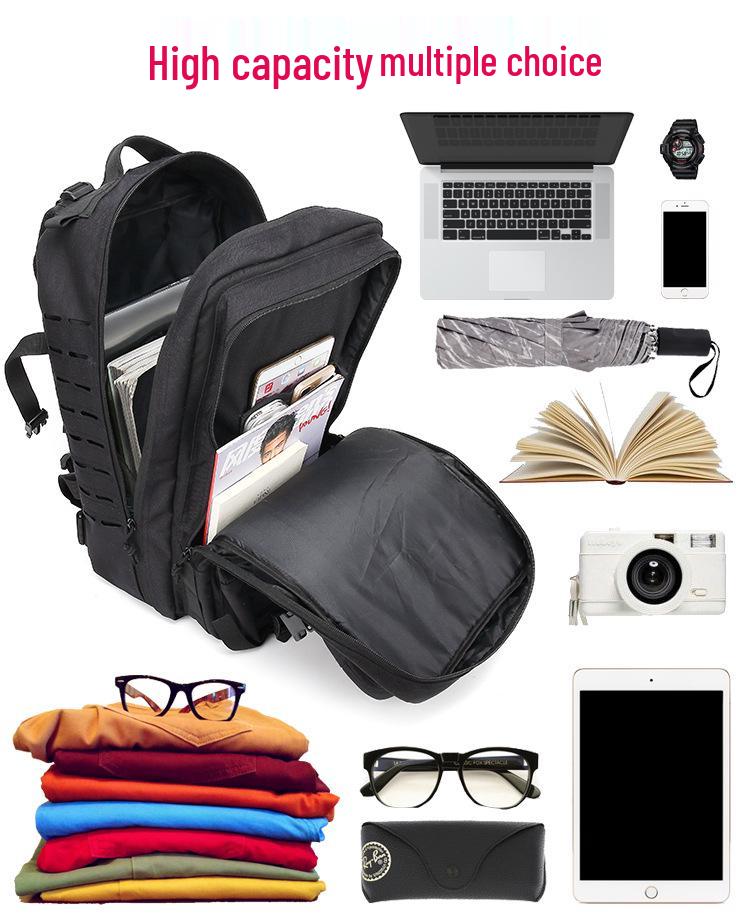 Men's Camouflage Tactical Backpack for Outdoor Fitness and Mountaineering